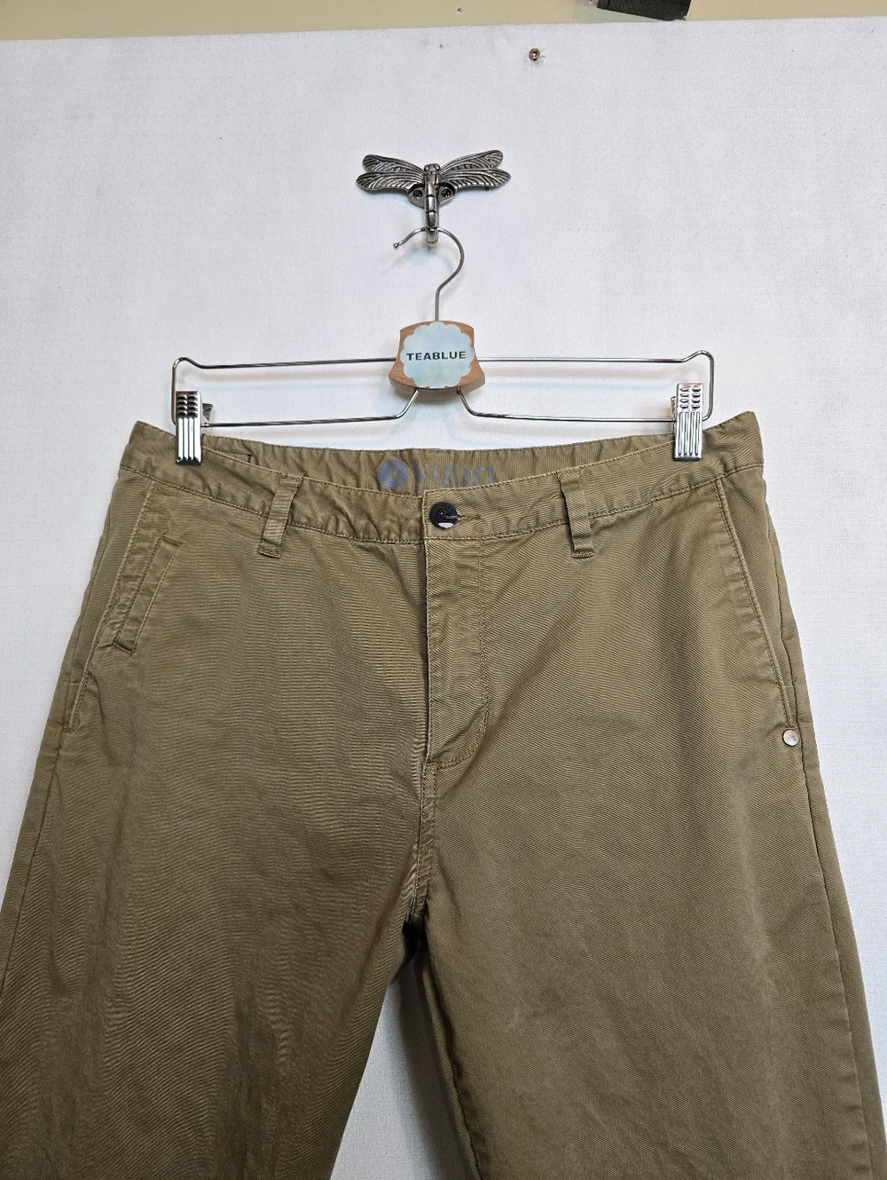 Vuori Collins Chino Pants Men’s 33 V433 Brown Stretch Cotton Slim Travel Casual - Picture 7 of 12